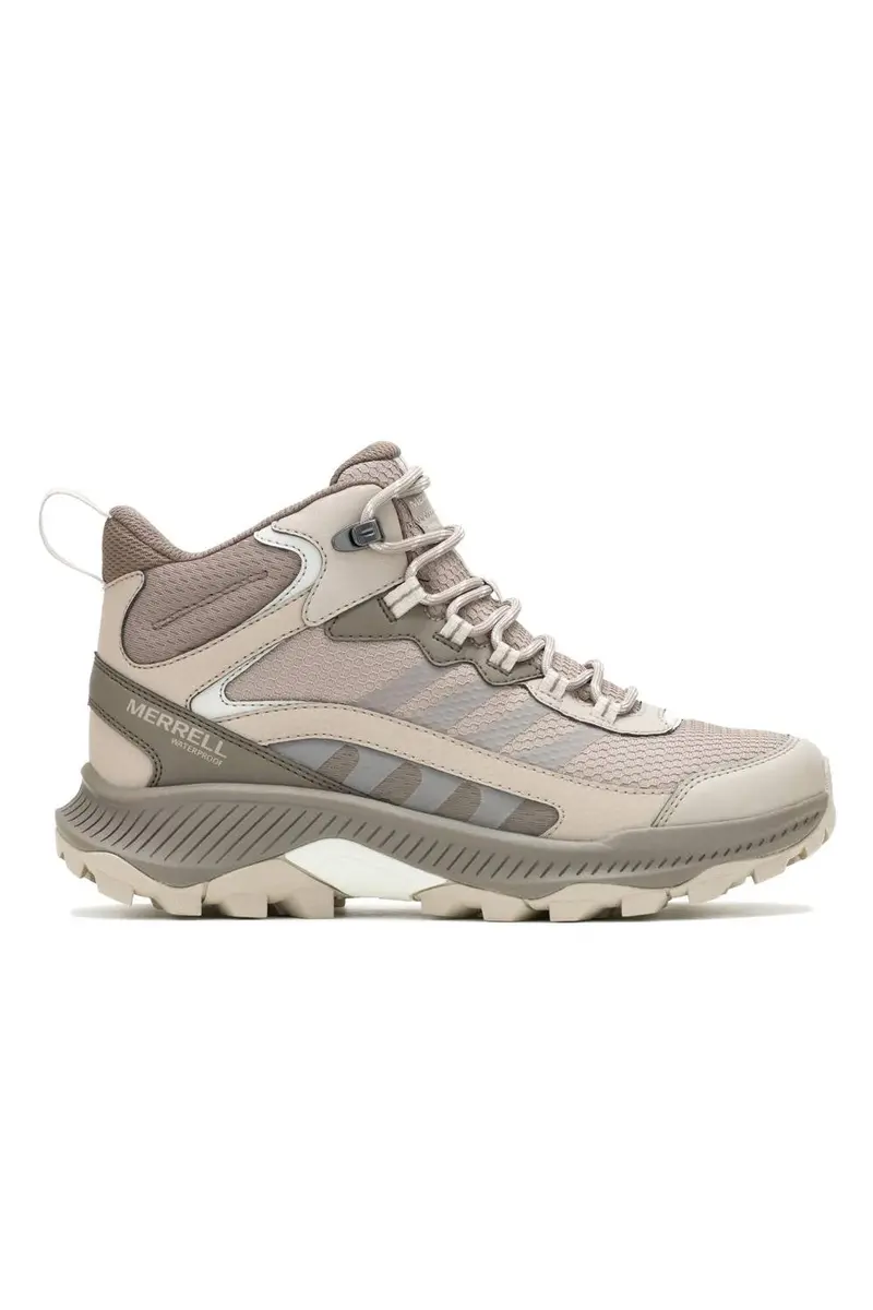 Women's Speed Strike 2 Mid Waterproof Hiking Boot In Stone 1