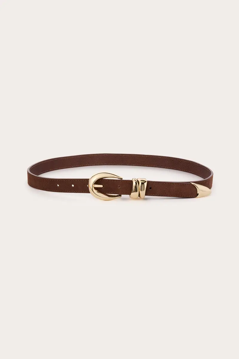 Women's Spencer Suede Belt 1