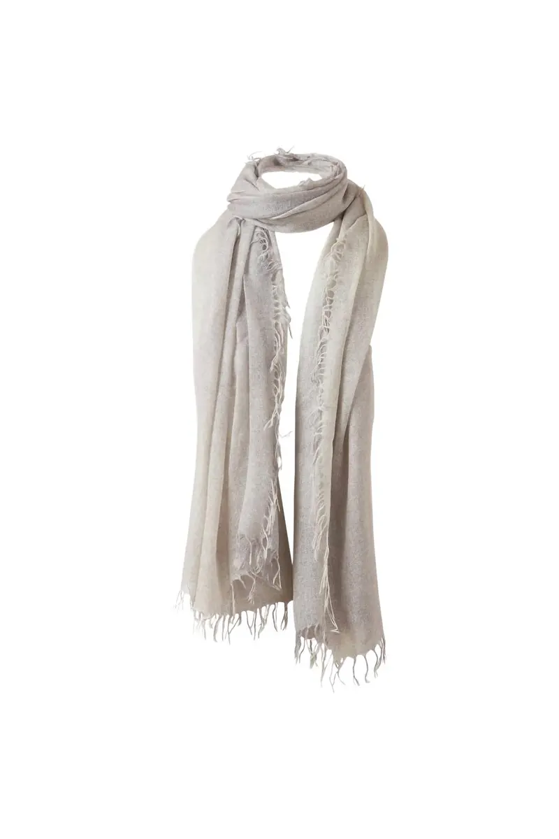 Women's Spray Print Scarf In Silver Mist 1