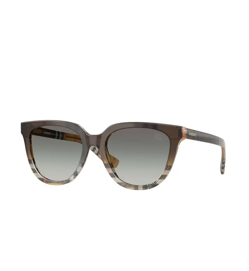 Women's Square Sunglasses In Check Sand 1