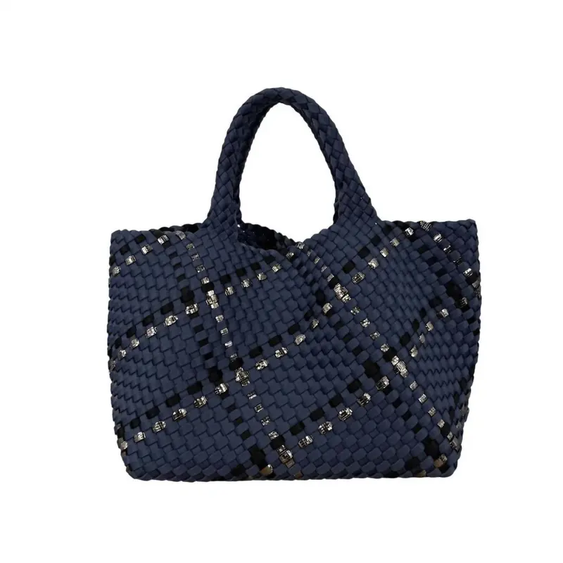 Women's St Barths Galaxy Tote Bag In Blue/Black 1