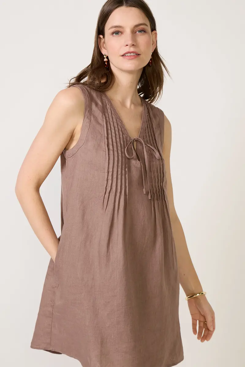 Women's Stella Linen Mini Dress 2