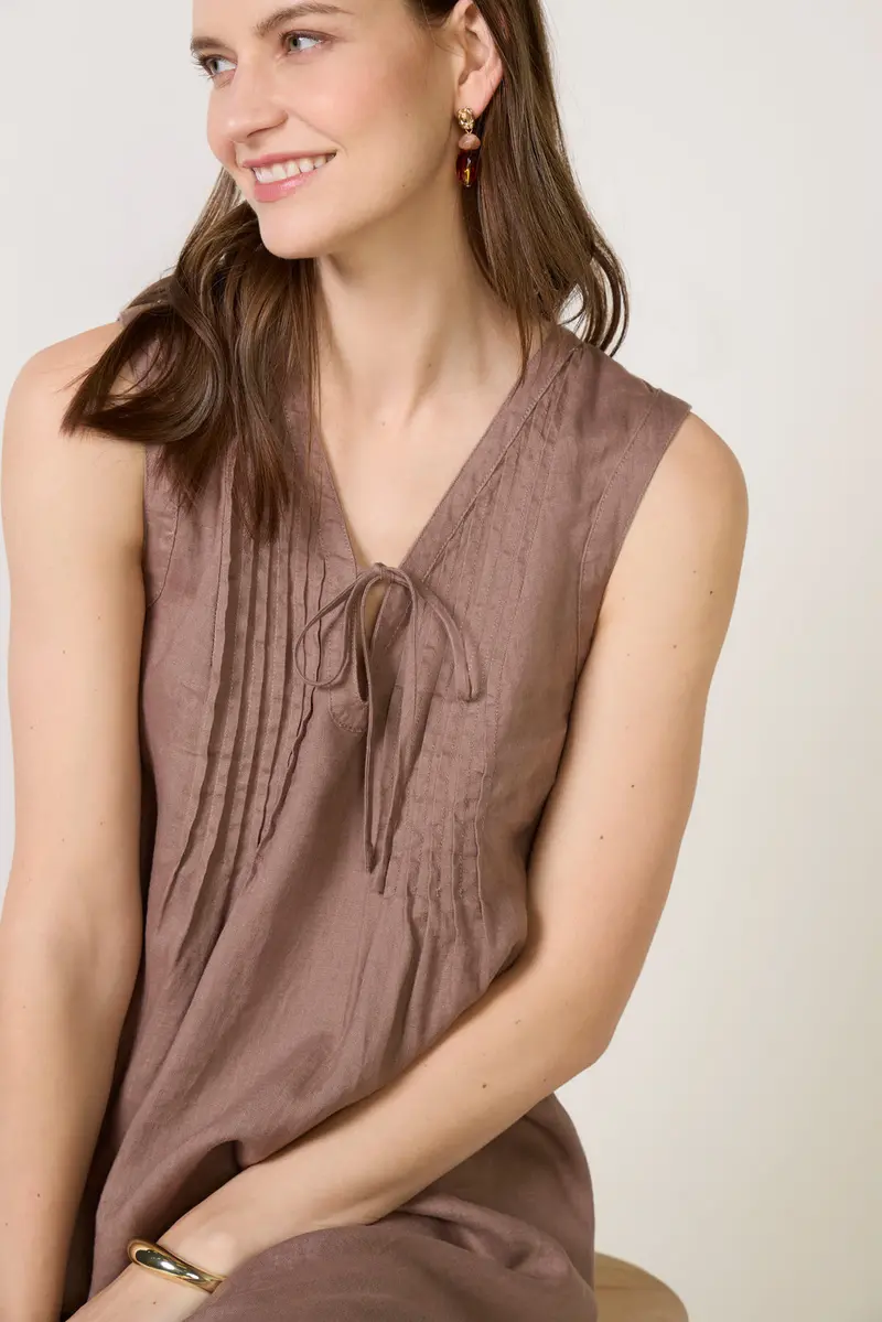 Women's Stella Linen Mini Dress 3