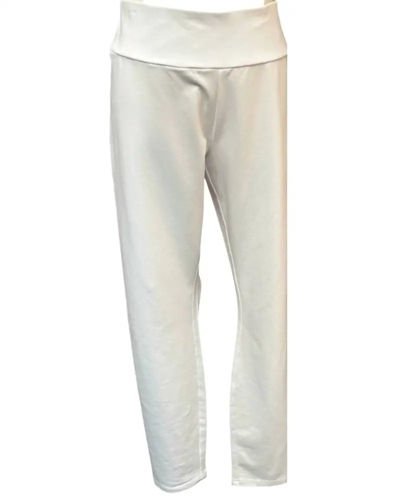 Women's Stonewash Knit Slim Jegging In White 1