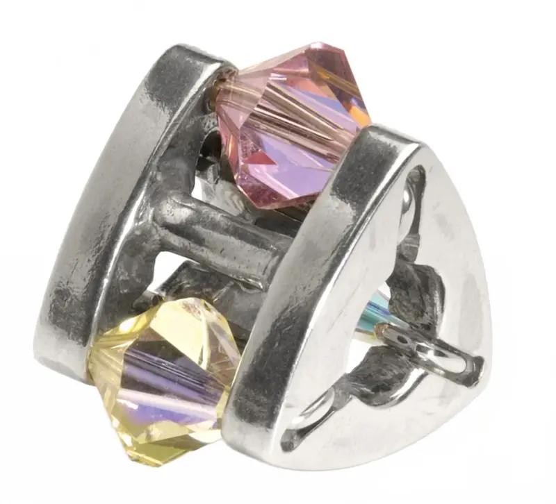 Women's Summer Jewel Big Bead Charm In Silver 1