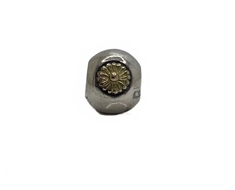 Women's Sun Bead Charm In Silver 1