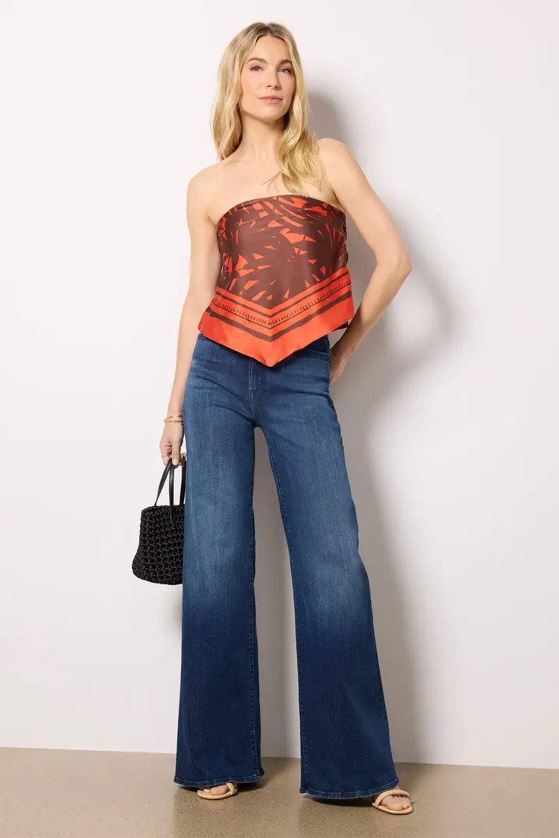 Women's Talen Tropical Print Tube Top 1