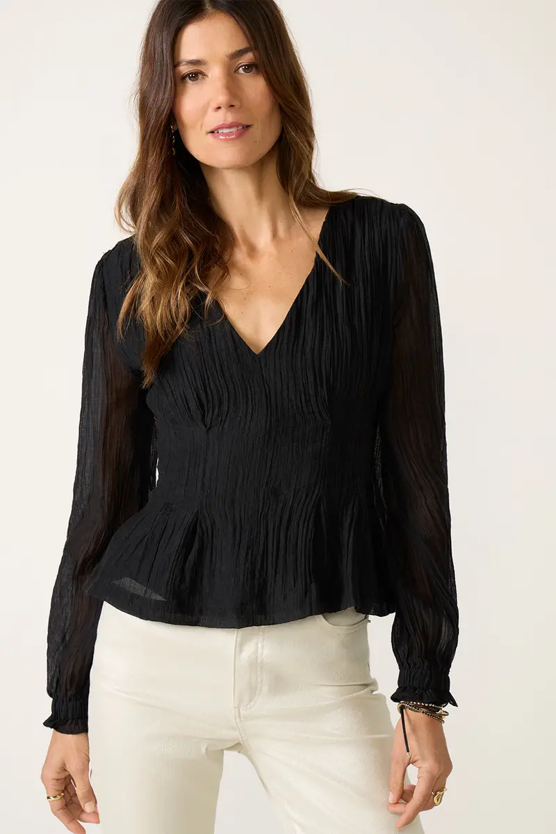 Women's Tess Gathered Waist Blouse 1