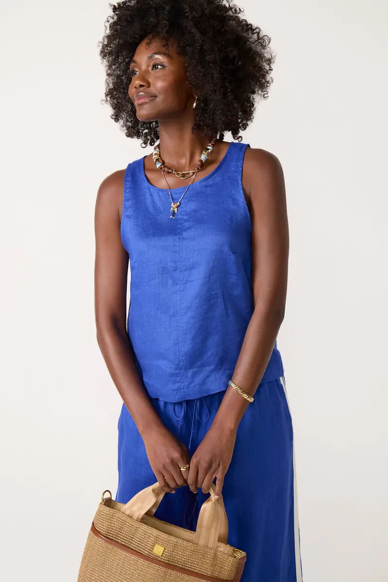 Women's Tessa Linen Shell Top 1