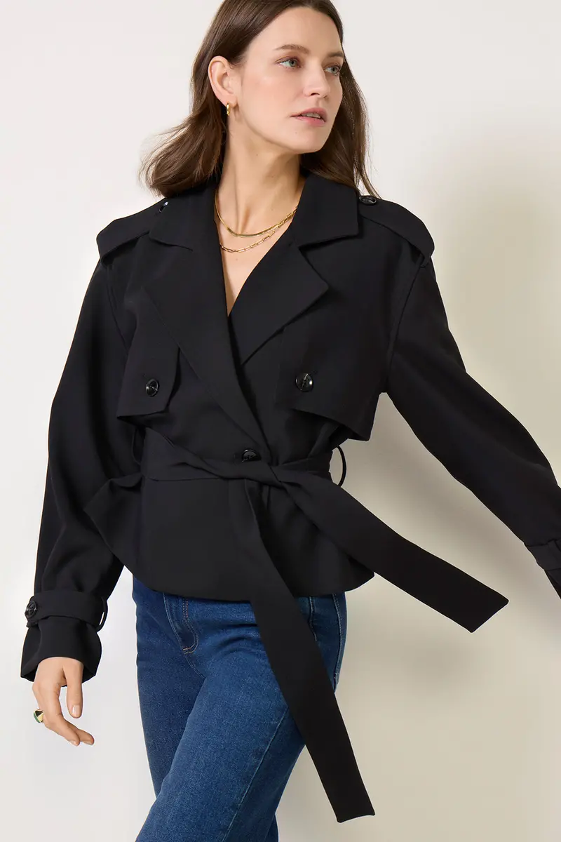 Women's The Cropped Charles Trench 1