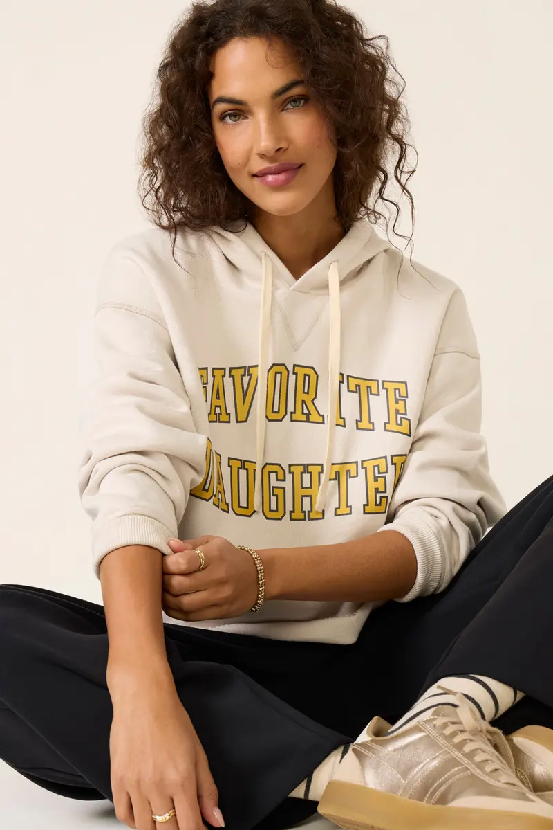 Women's The Cropped Collegiate Hoodie 1