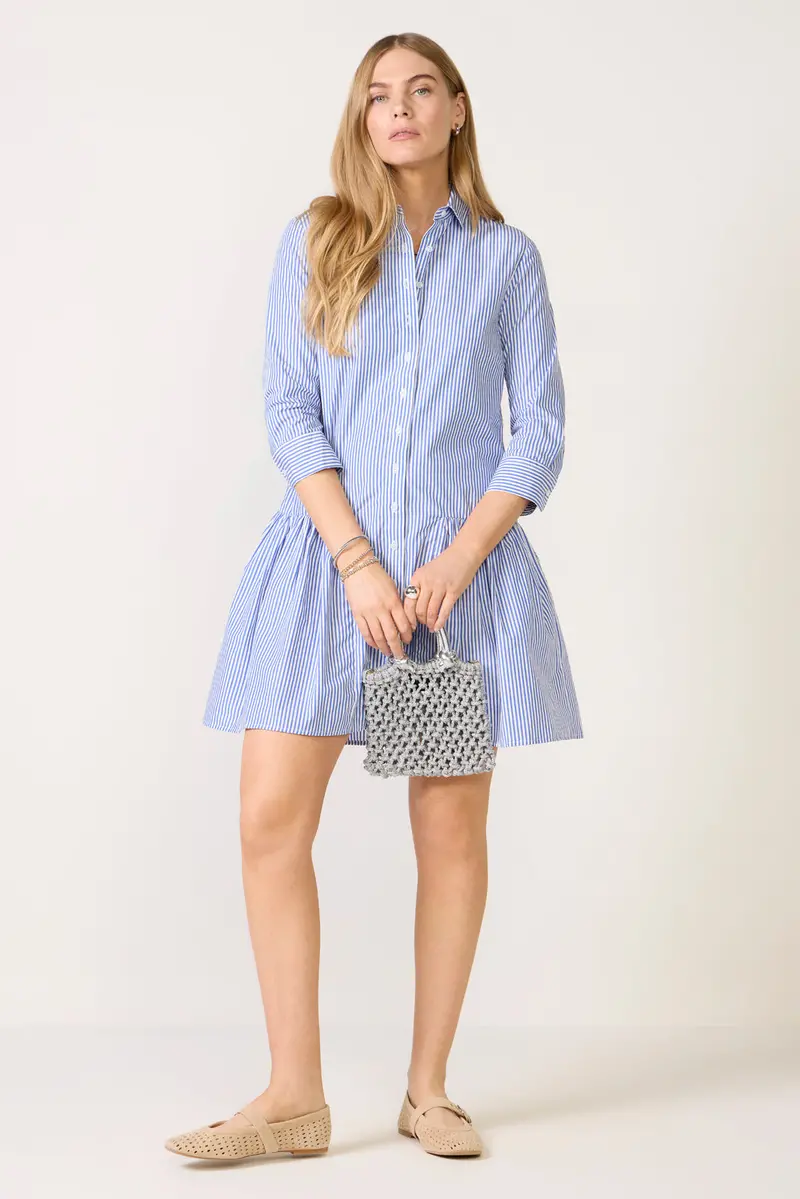 Women's The Drop Waist Shirt Dress 1