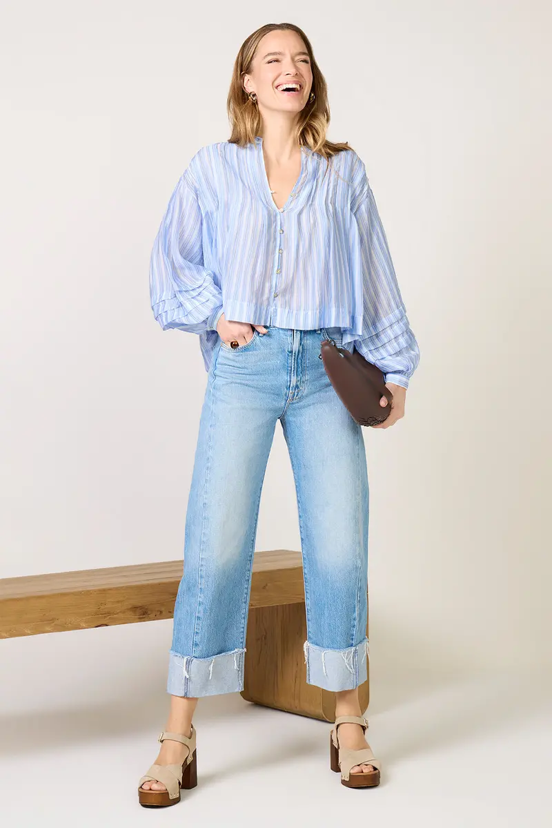 Women's The Half-Pipe Ankle Cuff Fray Boyfriend Jean 1