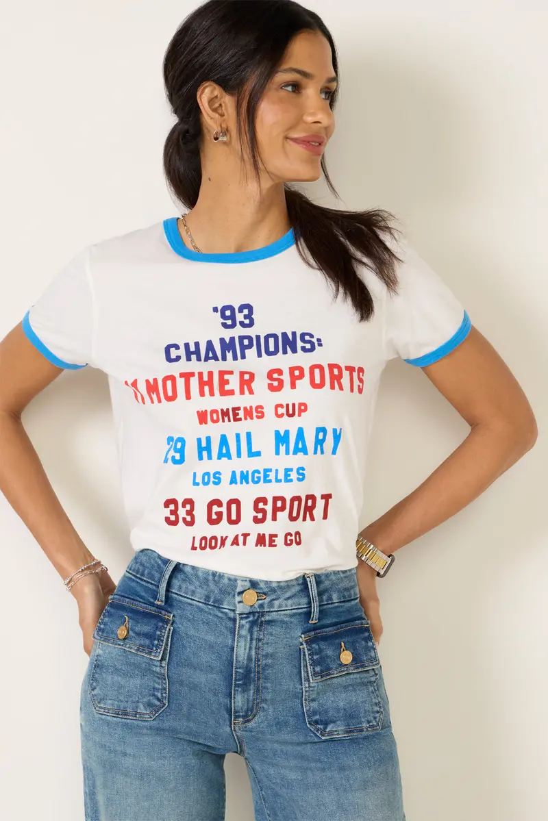 Women's The Lil Goodie Goodie Ringer Top 1