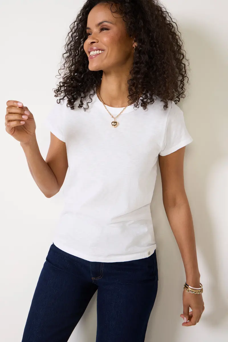 Women's The Slub Crew T-Shirt 1