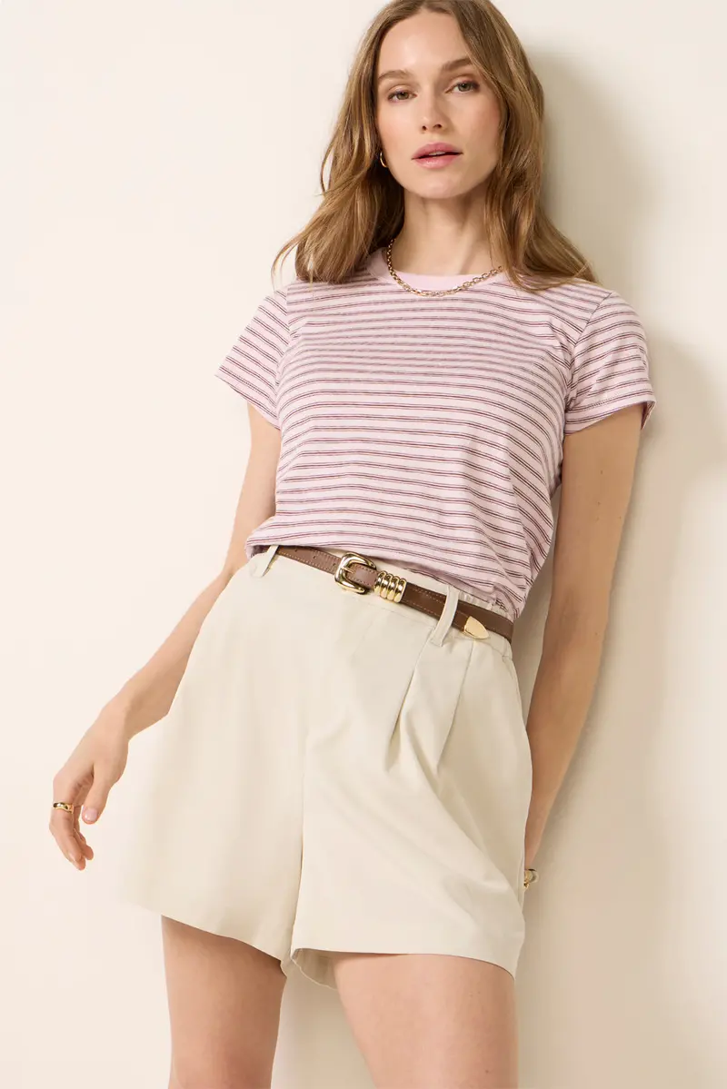 Women's The Slub Stripe T-Shirt 1