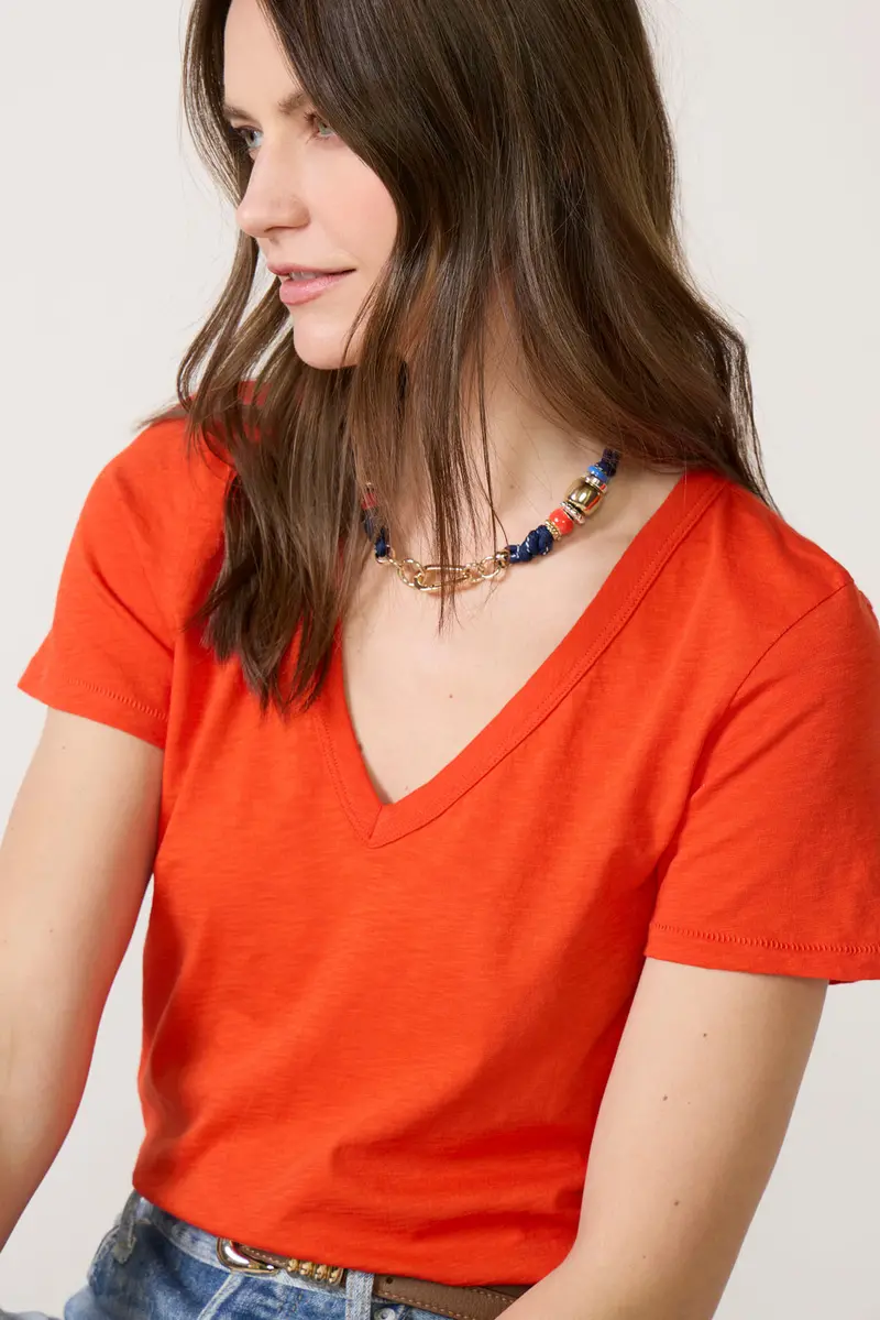 Women's The Slub Vee T-Shirt 3