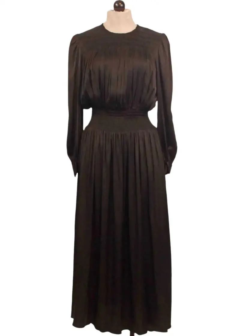 Women's Thelma Midi Dress In Black 1