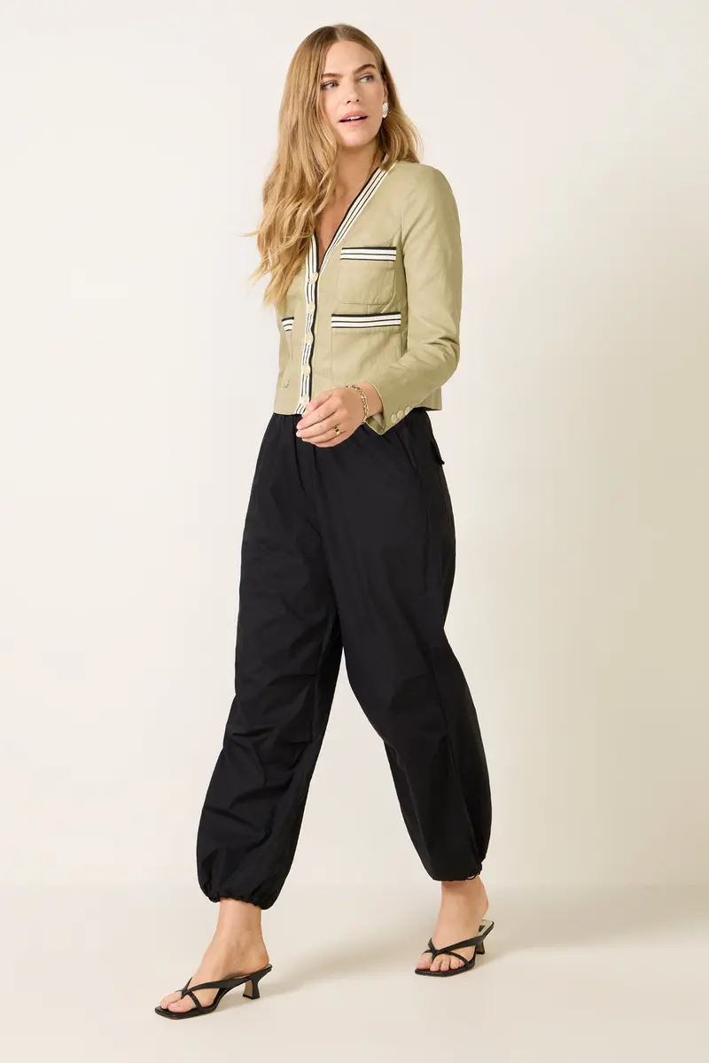 Women's Torrence Collarless Varsity Blazer 2