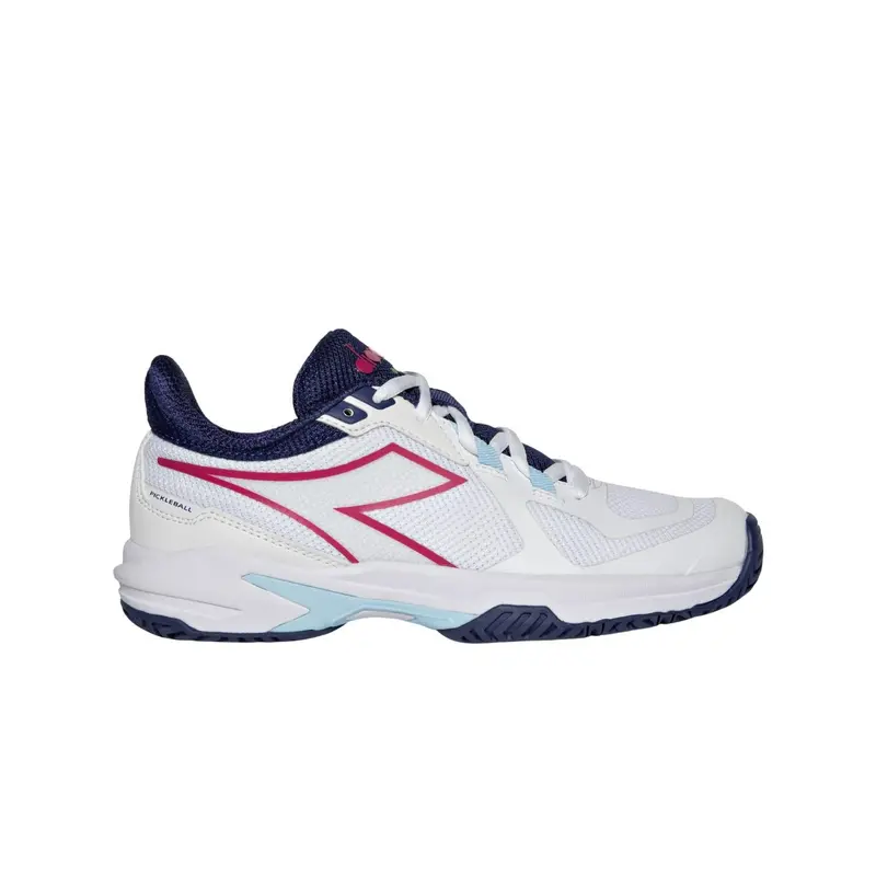 Women's Trofeo 2 All Ground Pickleball Shoe In White/Blueprint/Pink Yarrow 1