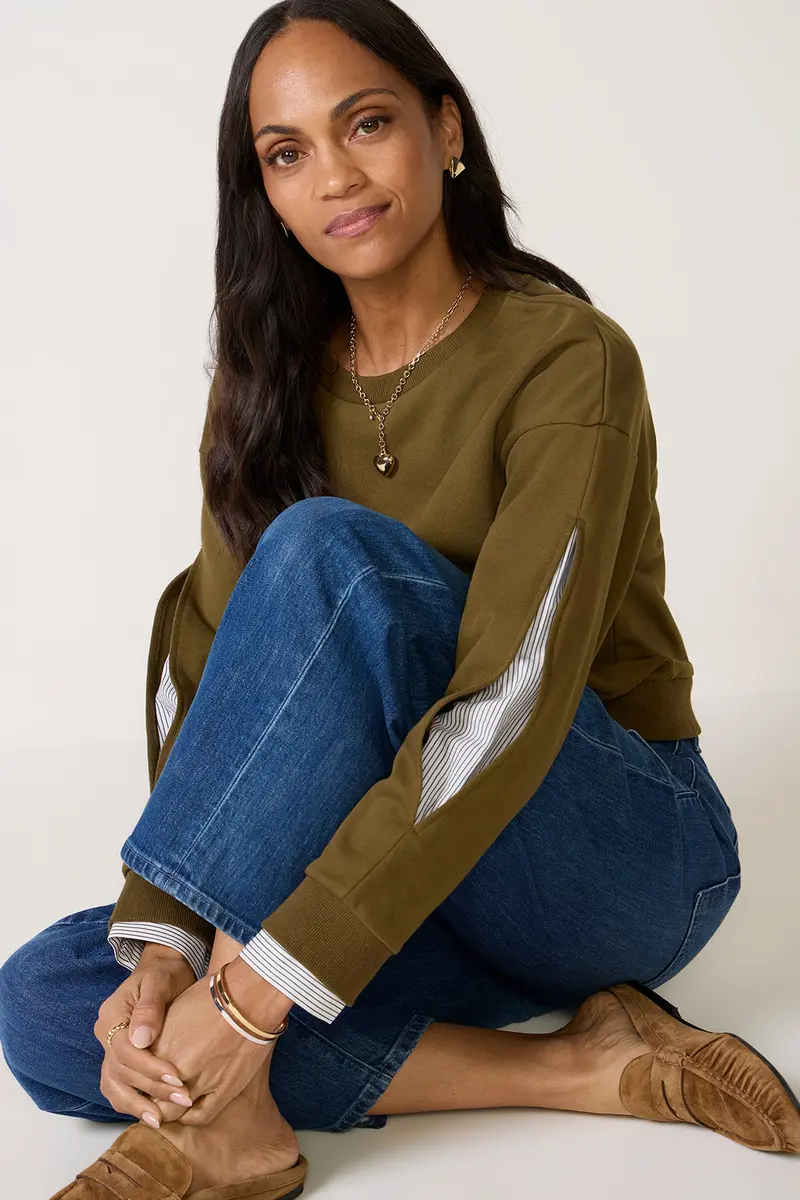 Women's Tucker Twofer Sweatshirt 1