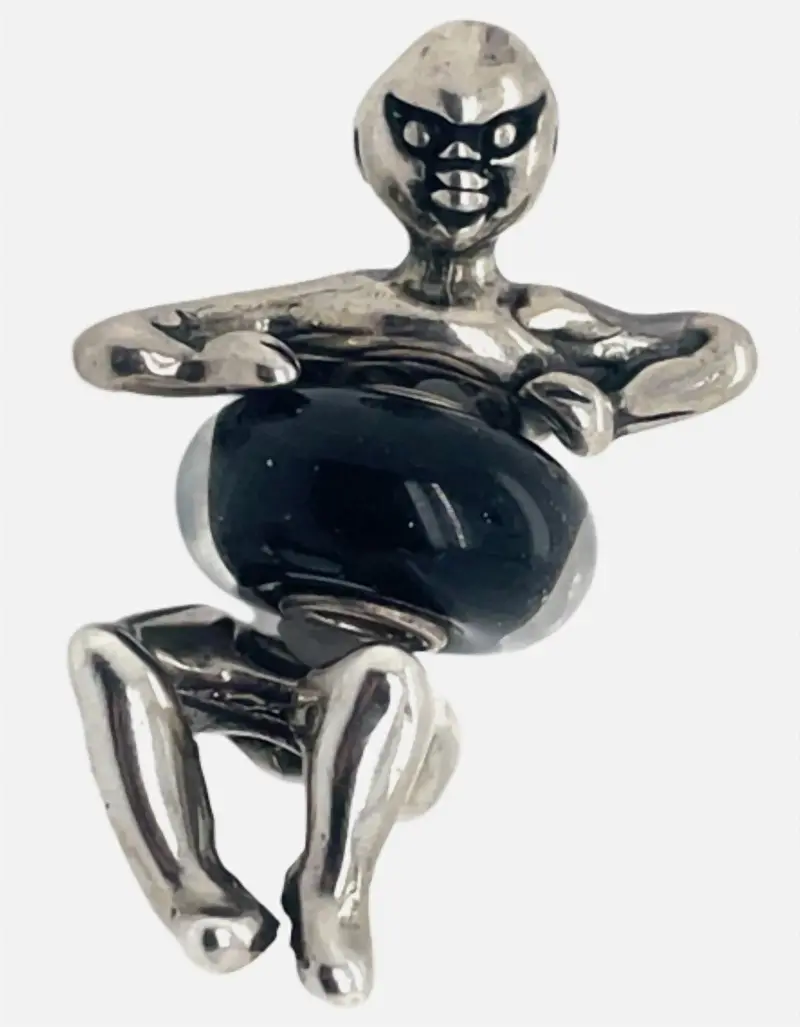 Women's Twister Bead Charm In Silver 1