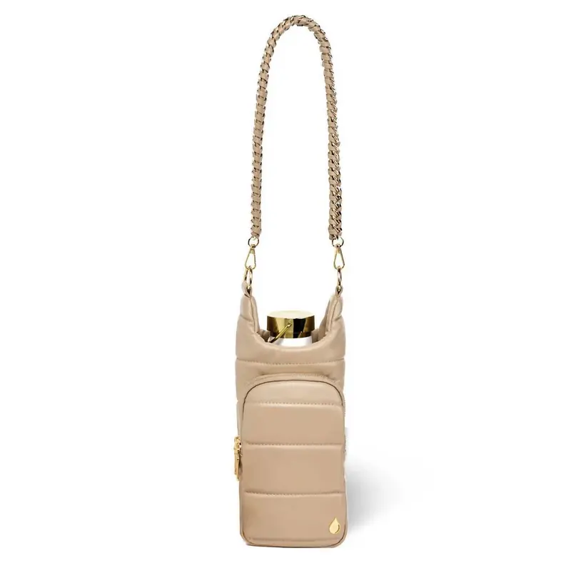 Women's Vegan Leather Hydrobag With Strap Bundle In Beige Melange 1