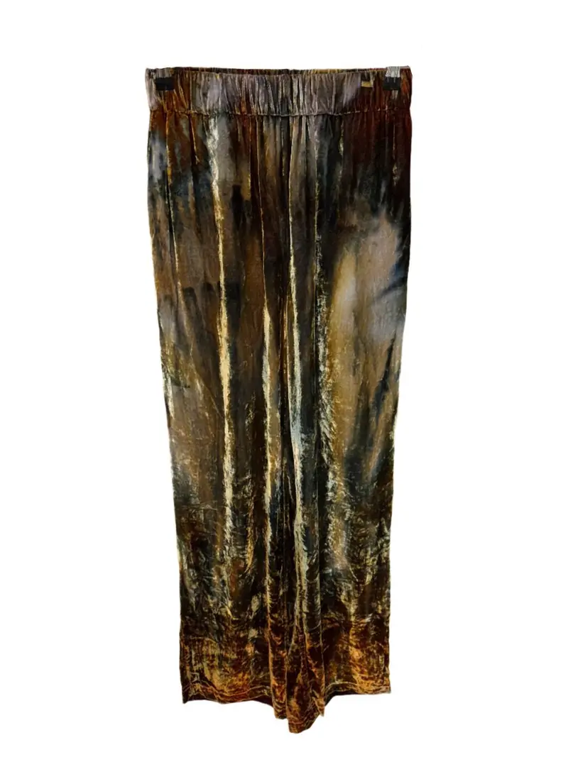 Women's Velvet Box Pants In Multi 1