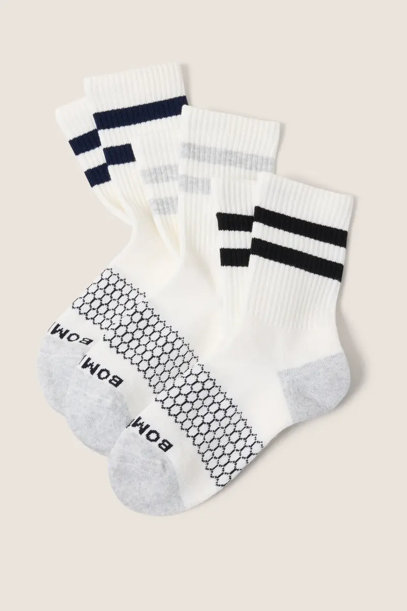 Women's Vintage Stripe Half Calf Socks Pack 1