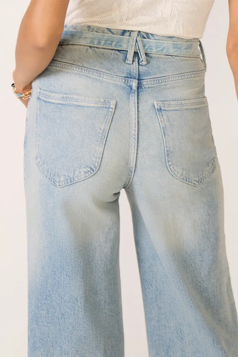 Women's Waist Palazzo Crop Jean 3