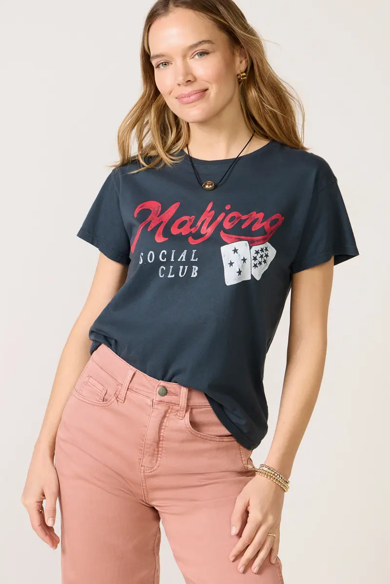 Women's Watercolor Mahjong Tour T-Shirt 1
