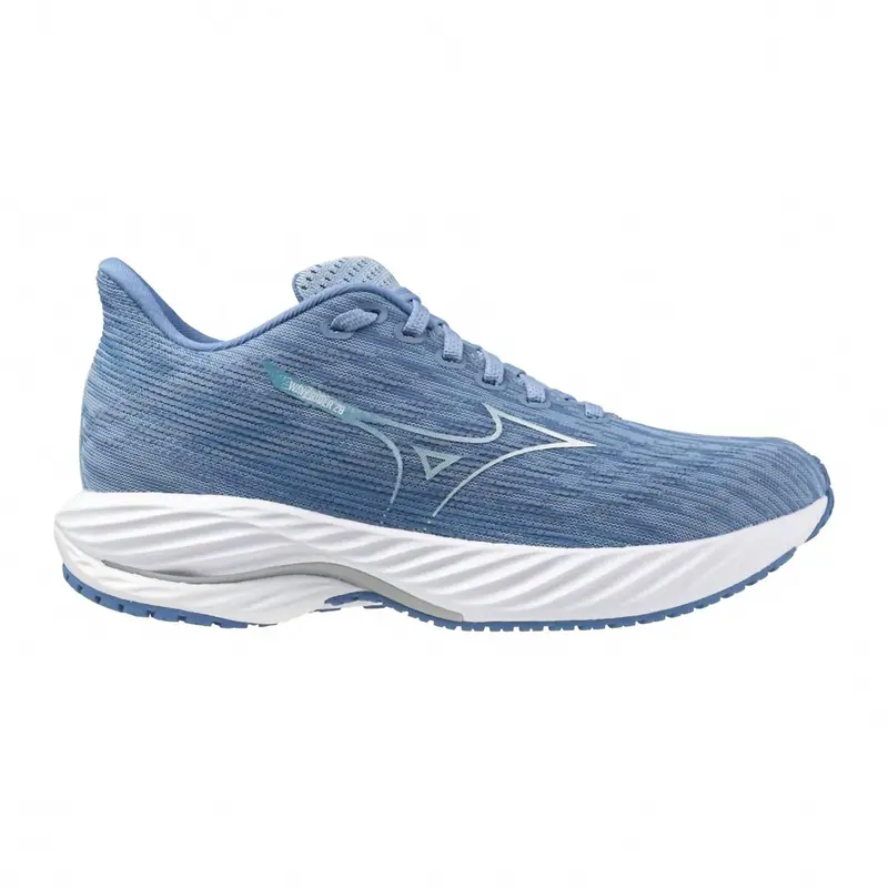 Women's Wave Rider 28 Running Shoe In Glacier Lake-White 1