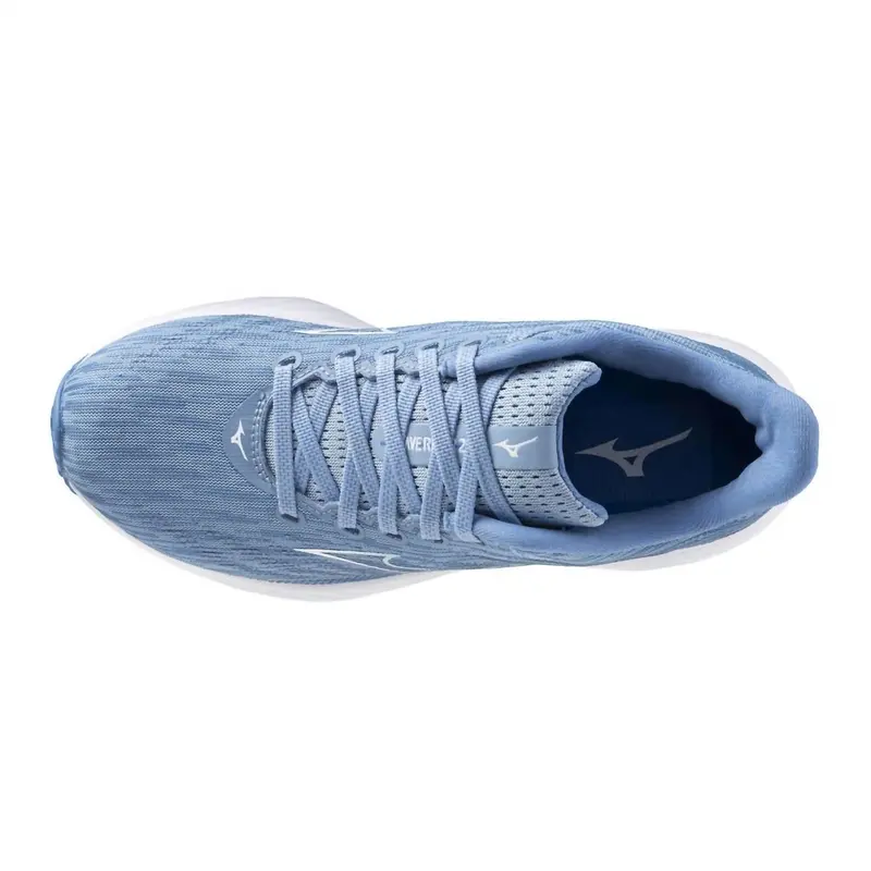 Women's Wave Rider 28 Running Shoe In Glacier Lake-White 2