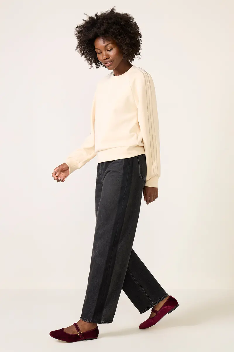 Women's Wes Barrel W Tux Stripe Jean 1