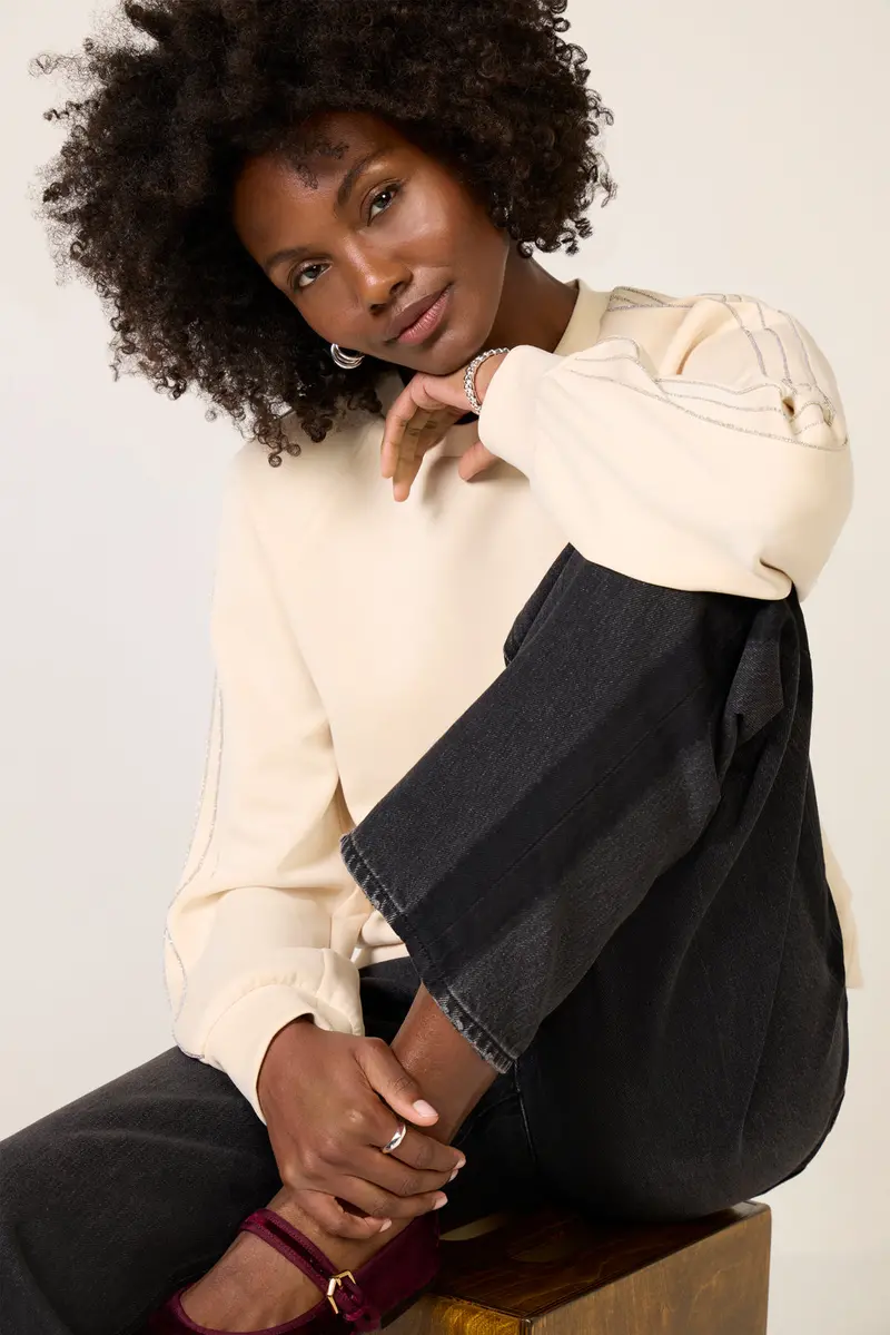 Women's Wes Barrel W Tux Stripe Jean 2