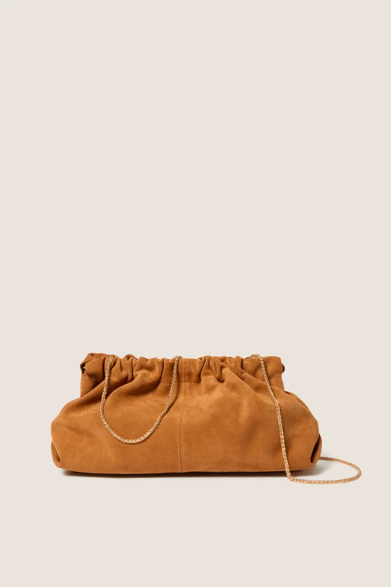 Women's Whitney Suede Clutch Bag 1
