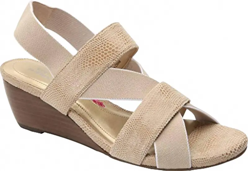 Women's Wynona Wedge Sandal In Nude 1