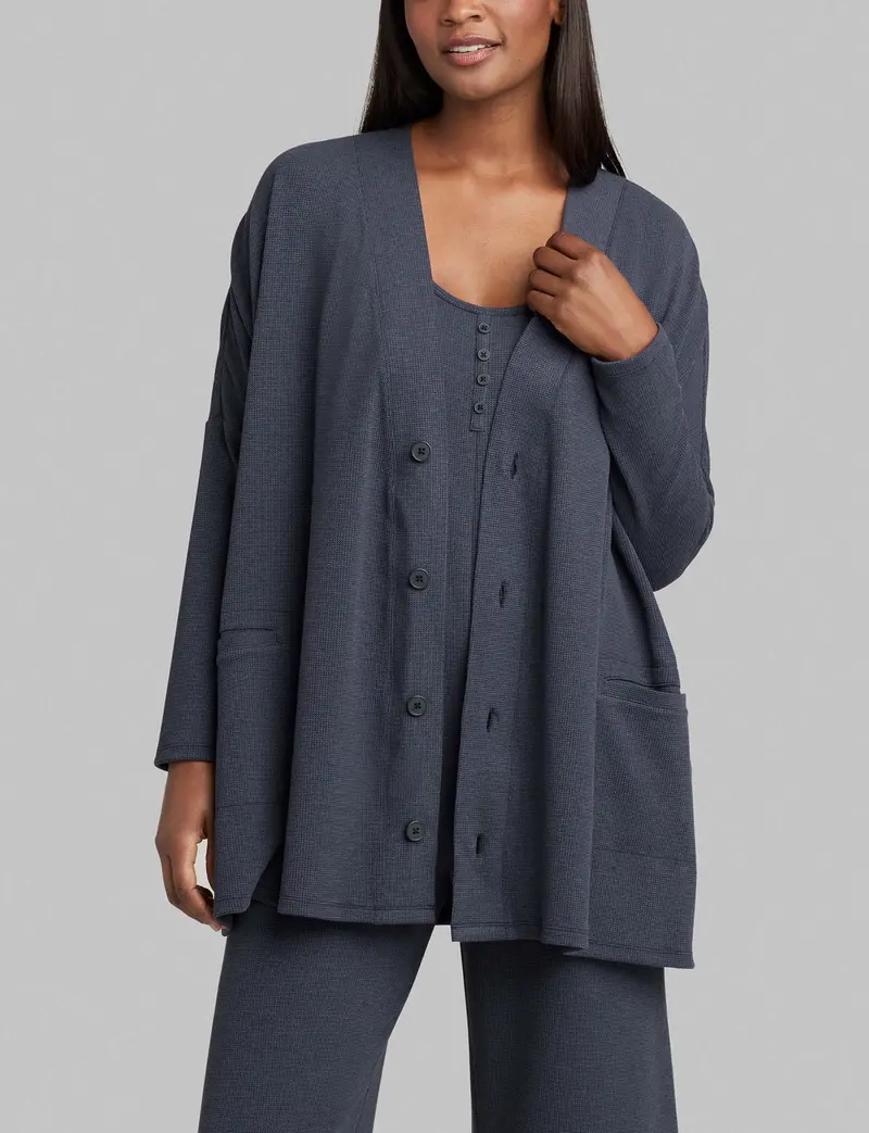 Women's Zen Waffle Cardigan 1