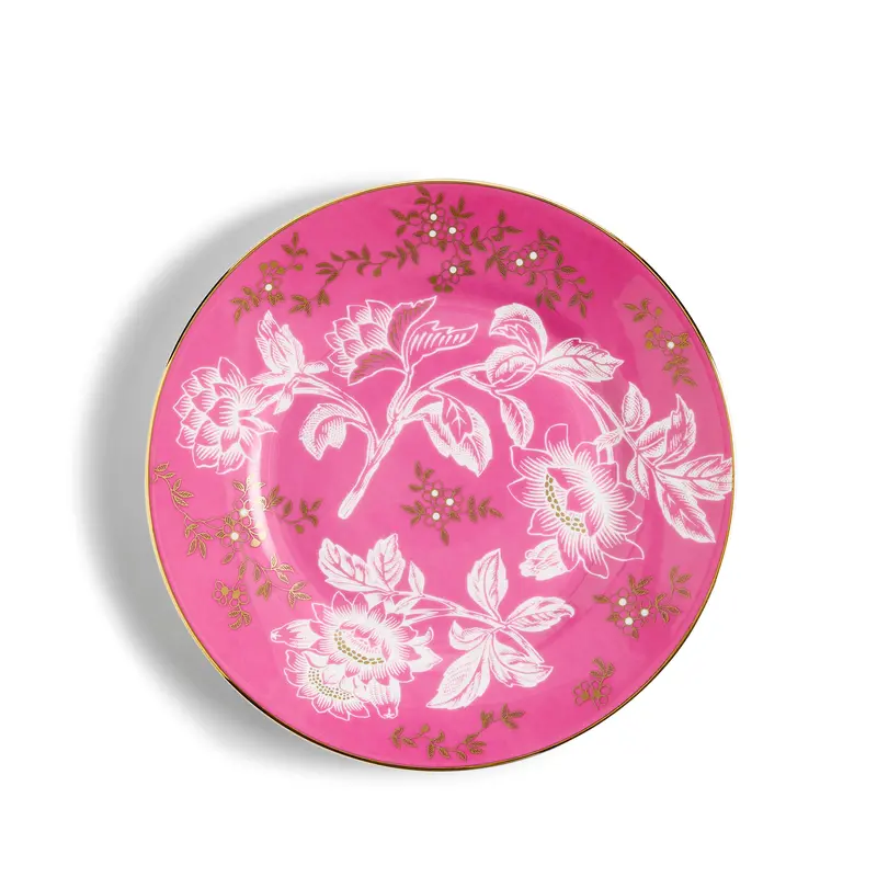 Wonderlust Pink Tonquin Plate 20.6Cm 8.1In 1