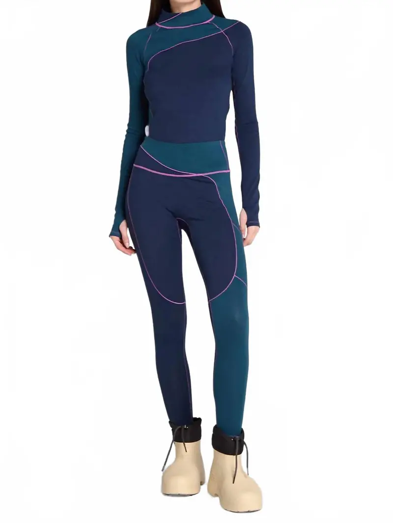 Wool Sculpt Merino Baselayer Legging In Slushi Midnight 1
