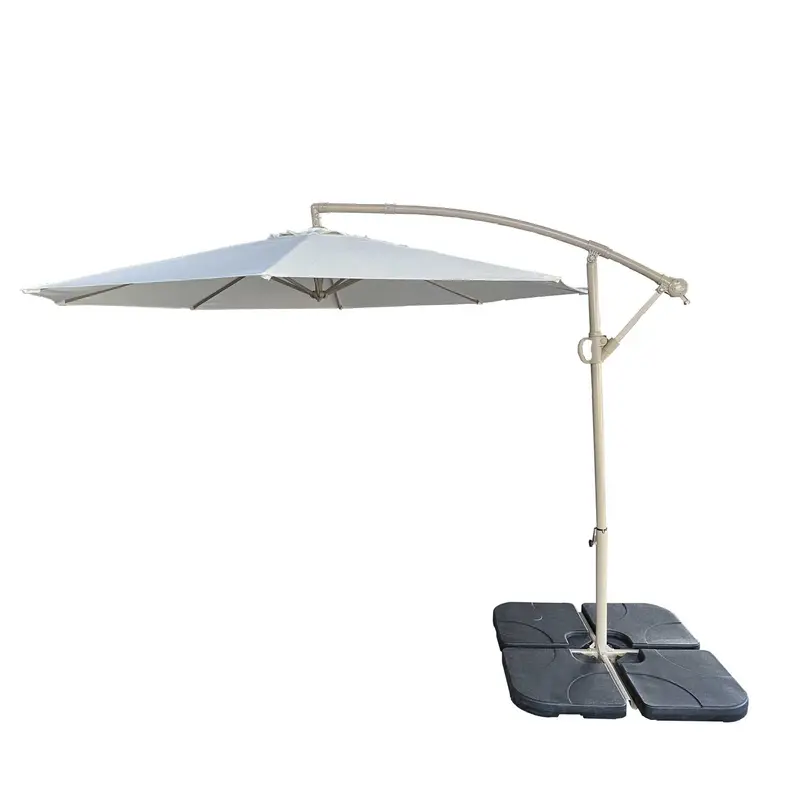Wow Pioneer 10Ft Offset Hanging Cantilever Patio Umbrella 1