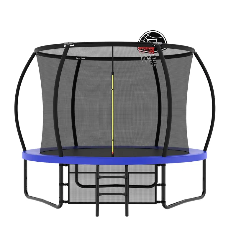 Wow Pioneer 10Ft Round Pumpkin Trampoline For Recreational Outdoor Family Use 1