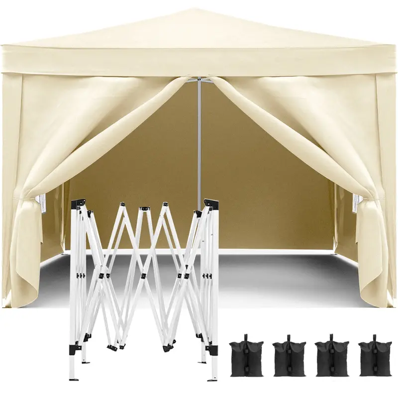 Wow Pioneer 10X10 Folding Canopy With Removable Sidewalls 1