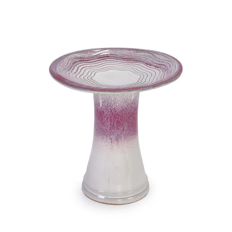Wow Pioneer 17 Inch Pedestal Bird Bath For Garden Patio Yard 1