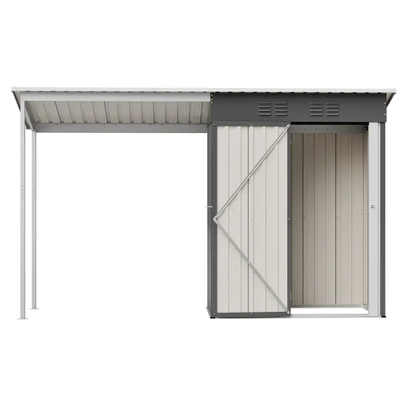 Wow Pioneer 2-In-1 Garden Shed & Gazebo Combo For Outdoor Storage And Leisure 1