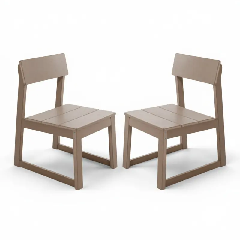Wow Pioneer 2-Pack Indoor Outdoor Dining Side Chairs For Home And Garden Use 1