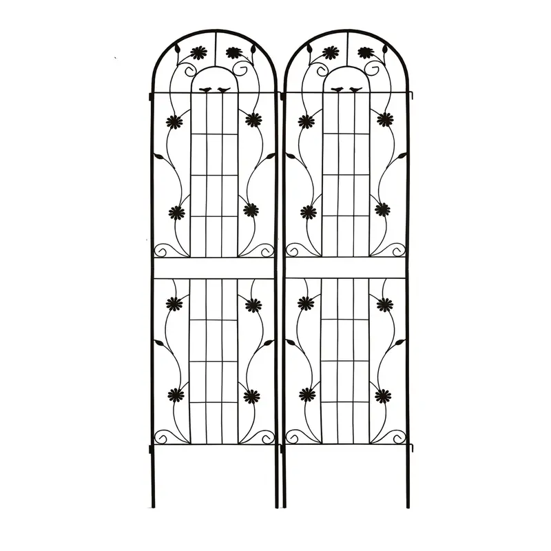 Wow Pioneer 2 Pack Tall Climbing Plant Support Trellis For Outdoor Garden Use 1