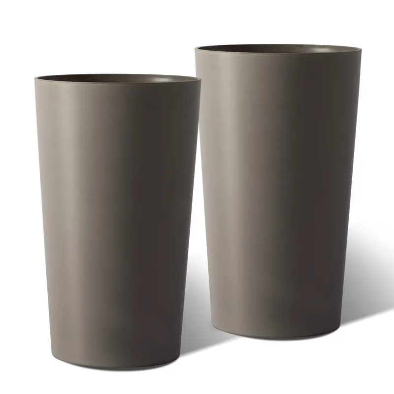 Wow Pioneer 2 Pack Tall Planters For Indoor Outdoor Garden Flower Pots 1