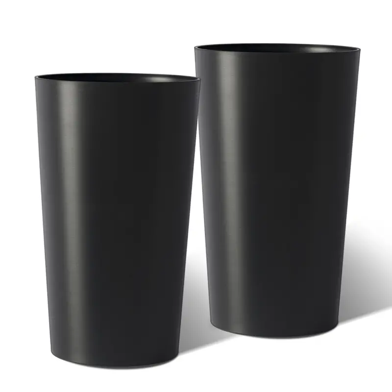 Wow Pioneer 2 Pack Tall Square Planter Boxes For Indoor And Outdoor Gardening 1