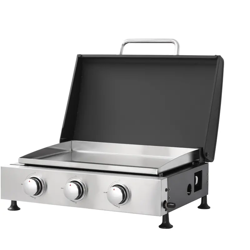 Wow Pioneer 3-Burner Gas Grill With Teppanyaki Combo 1